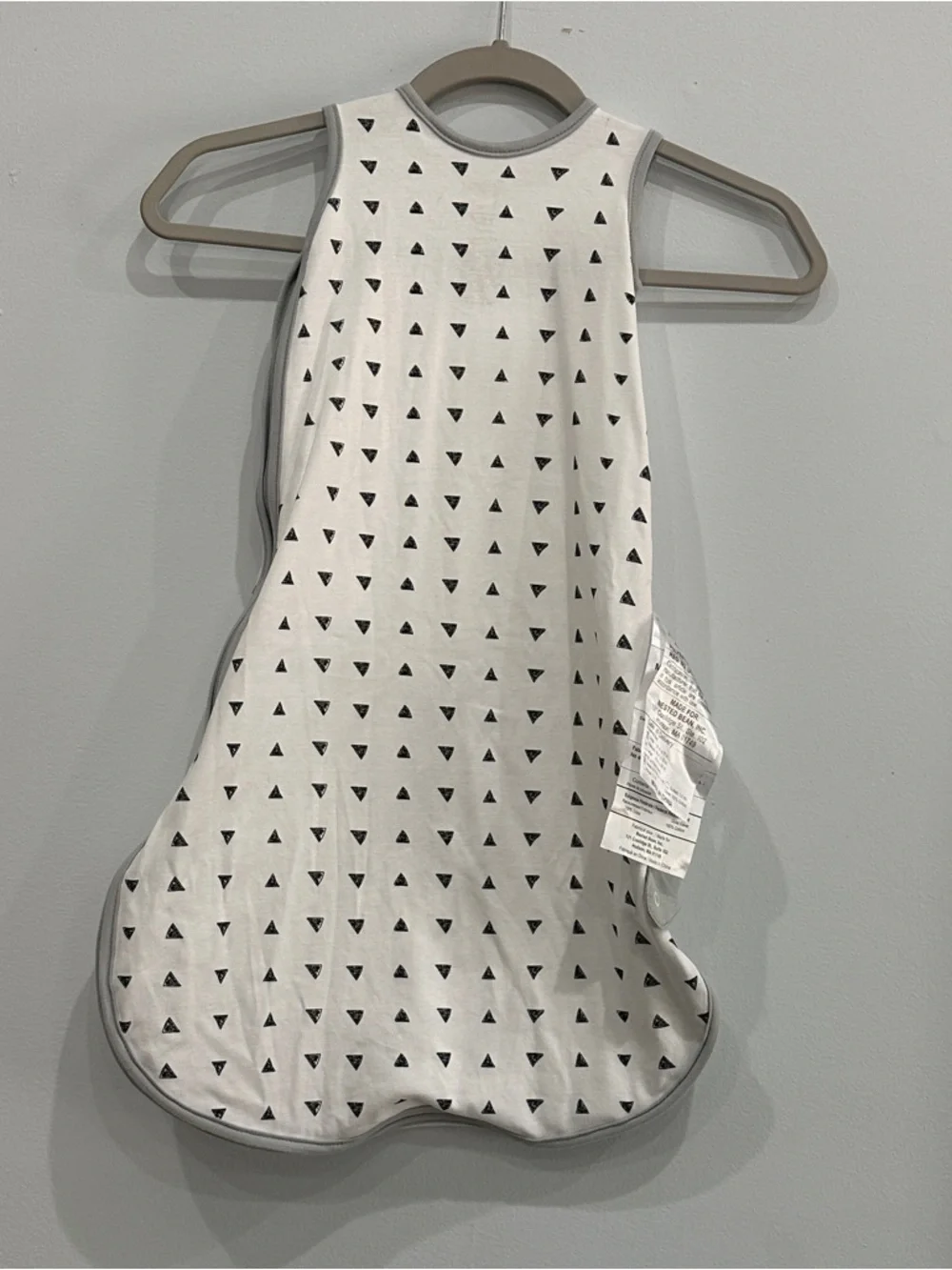 Bean‎ Zen Sack Sleep Sack Small 0-6 Months Wearable Blanket 100% Cotton White